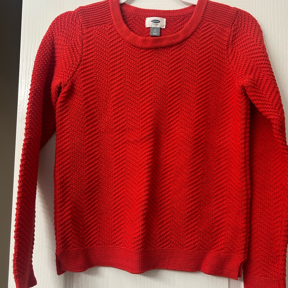 Old Navy- Sweater-Red